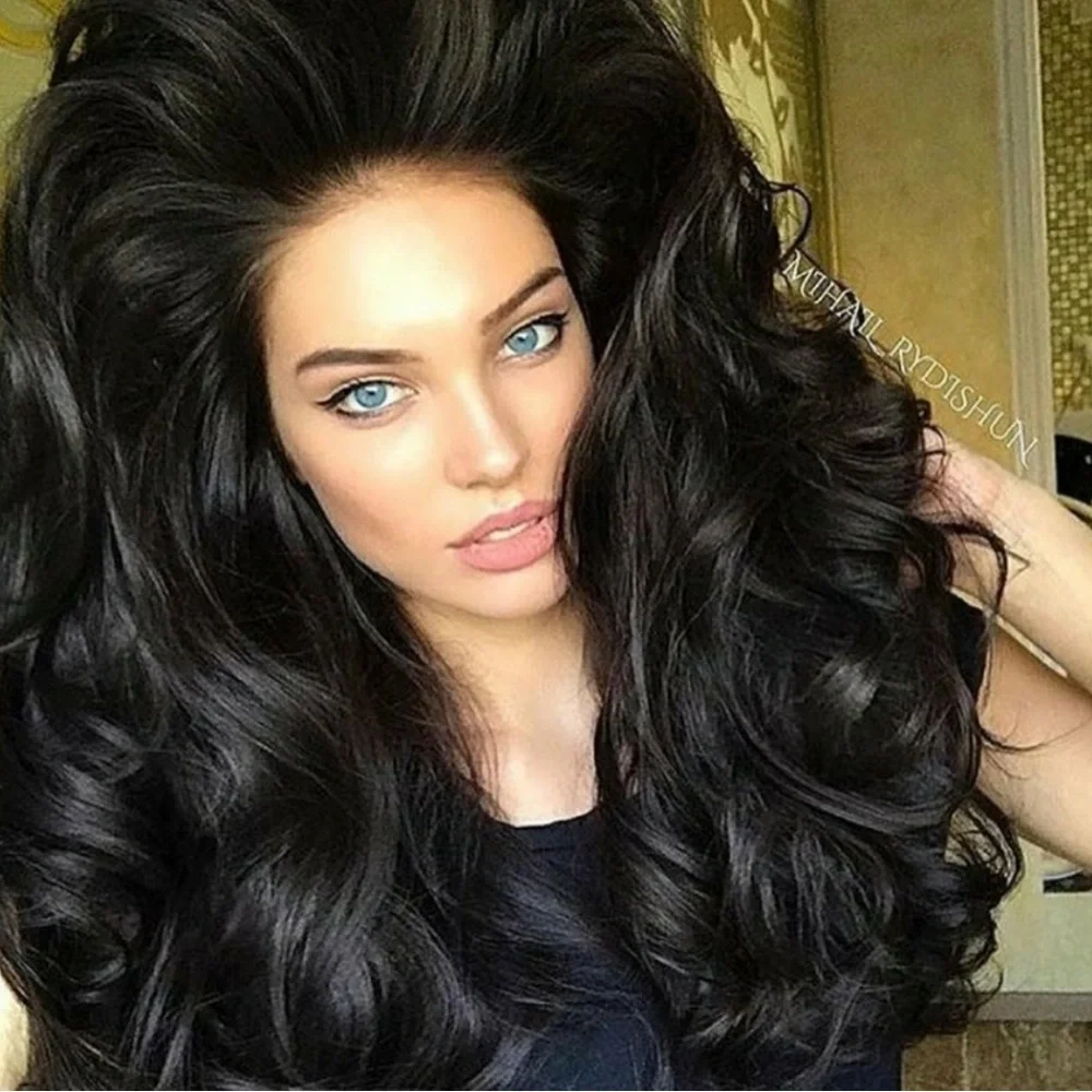 22” Dark Brown body wavy Beautiful Lace front Wig *NEW*